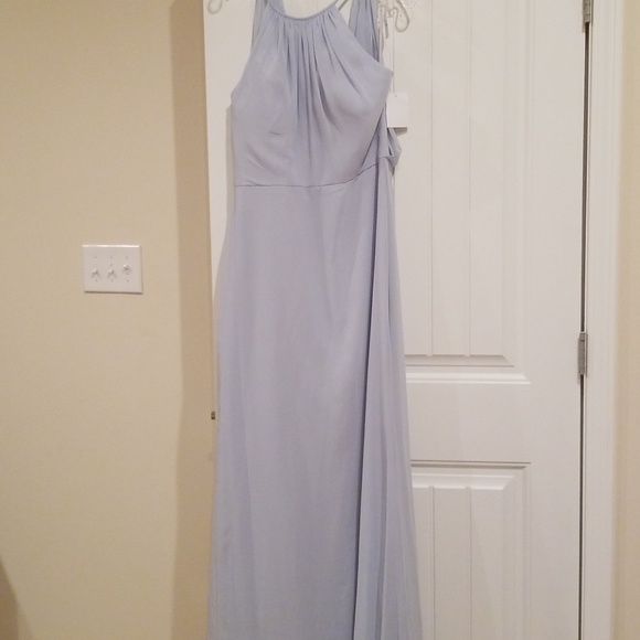 LELA ROSE halter open back formal dress - Picture 1 of 5